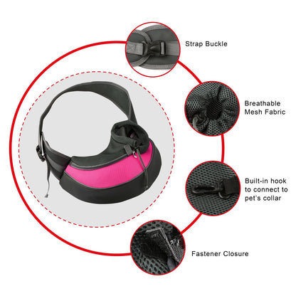detailed component callouts of strap buckle mesh hook and fastener on carrier