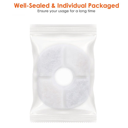 Single replacement filter individually sealed in clear packaging
