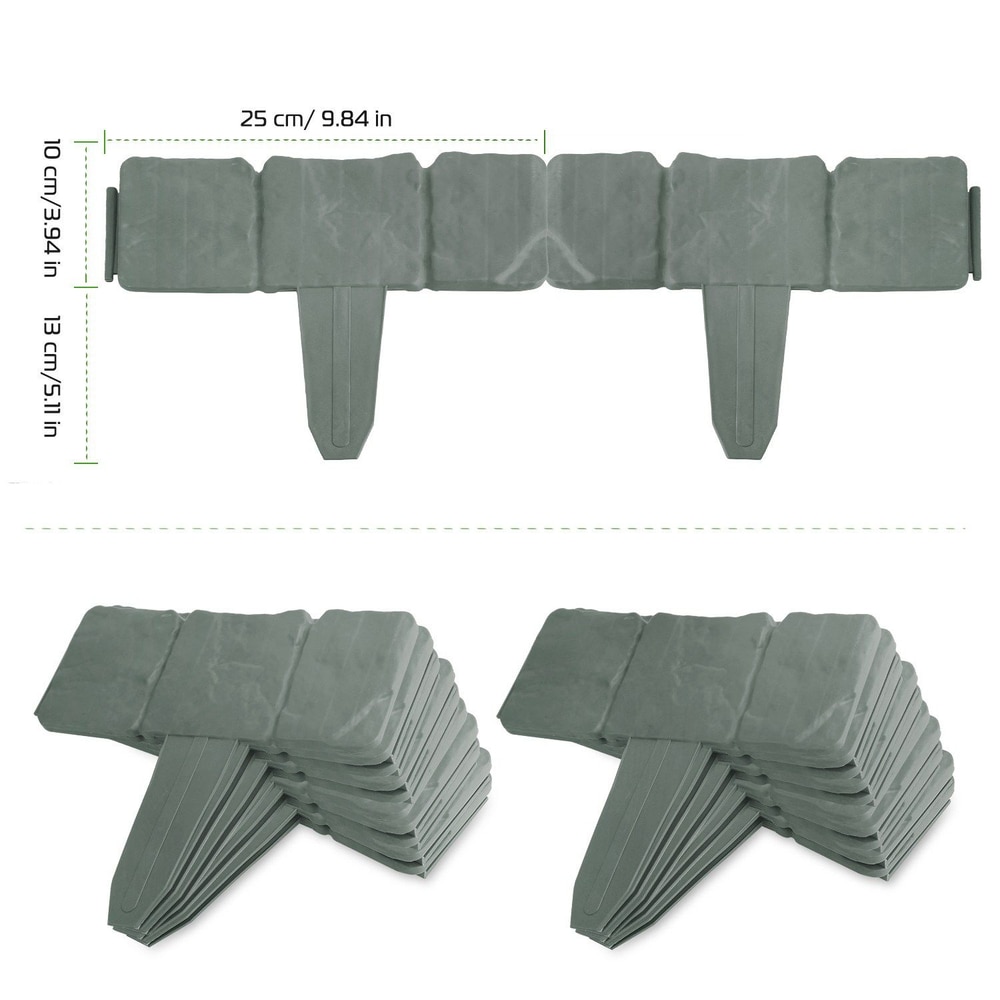 Gray garden plant support clips, measuring 25 cm long, designed to hold seedlings and small plants upright while promoting healthy growth.