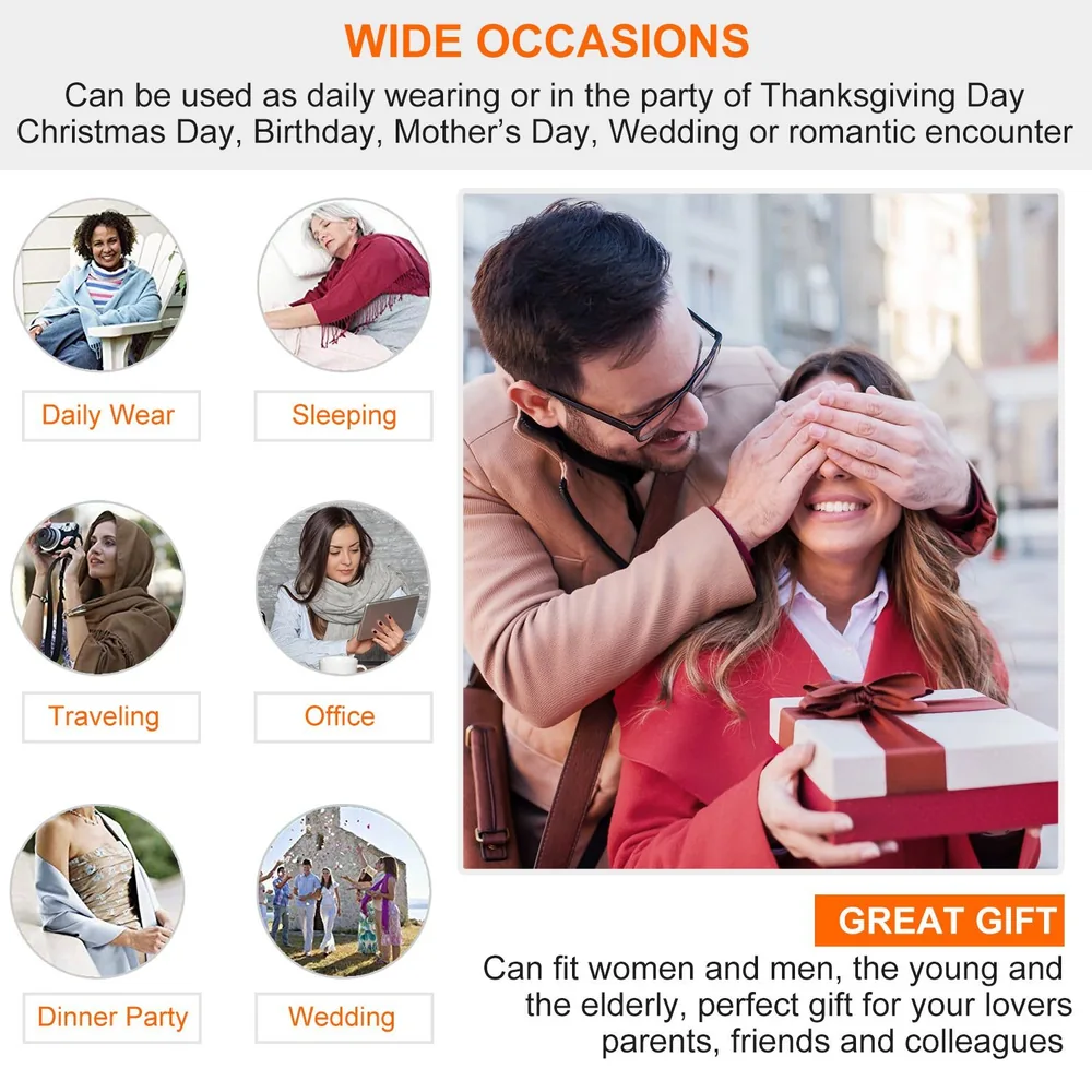 Image of a couple outdoors celebrating a special occasion, with one partner presenting a gift to the other, illustrating the versatility of clothing suitable for daily wear, weddings, and various festive gatherings like Christmas and birthdays. Ideal for both men and women of all ages.