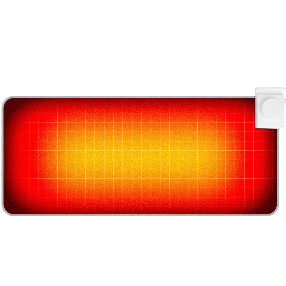 Non-slip heat-resistant silicone kitchen mat with a vibrant red to yellow gradient design and a grid pattern, perfect for food preparation and cooking tasks.